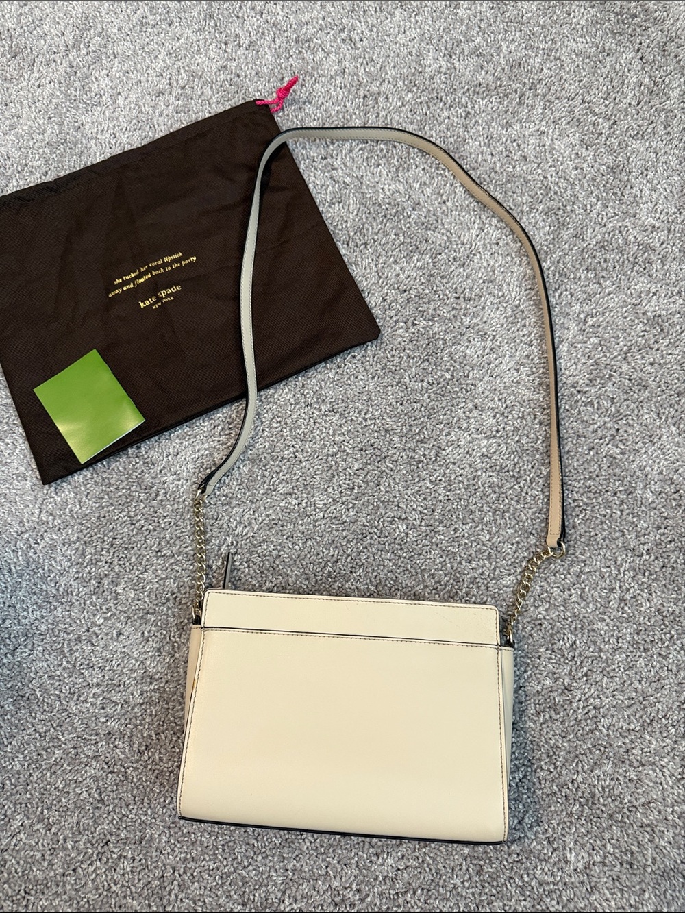 Kate Spade Cream Bow Crossbody Bag - Picture 4 of 12
